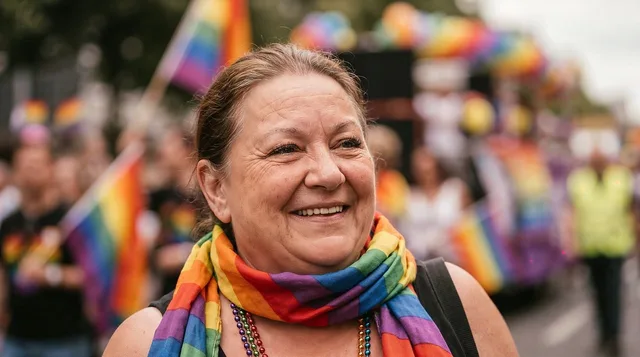 pride, rainbow flag, parade, smiling woman, colorful, celebration, love, joy, community, equality, pride festival, happiness, pop culture, beads, unique, peaceful, pride parade, happy, lgbt community. Common community culture reporting problems