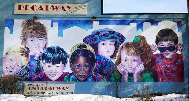 art, colors, saskatoon, mural, saskatoon broadway, diverse, kids, children, denyse klette, multiculturalism, ethnically diverse children, 90s, saskatchewan, multi-ethnic children, multi ethnic, painting, saskatoon, saskatoon, multiculturalism, multiculturalism, multiculturalism, multiculturalism, multiculturalism, multi ethnic. Community arts project reporting: how to cover one properly