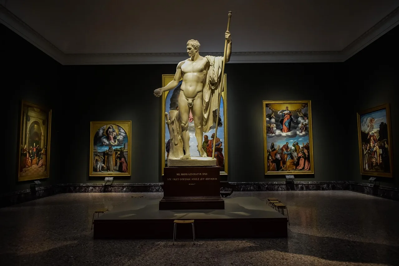 pinacoteca di brera, sculpture, art, paintings, interior, gallery, artwork, statue, light, milan, milano, lombardy, italy, brown painting, brown paint, brown interior, gallery, milan, milan, milan, milano, milano, milano, milano, milano. How to write an art exhibition review from firsthand observation